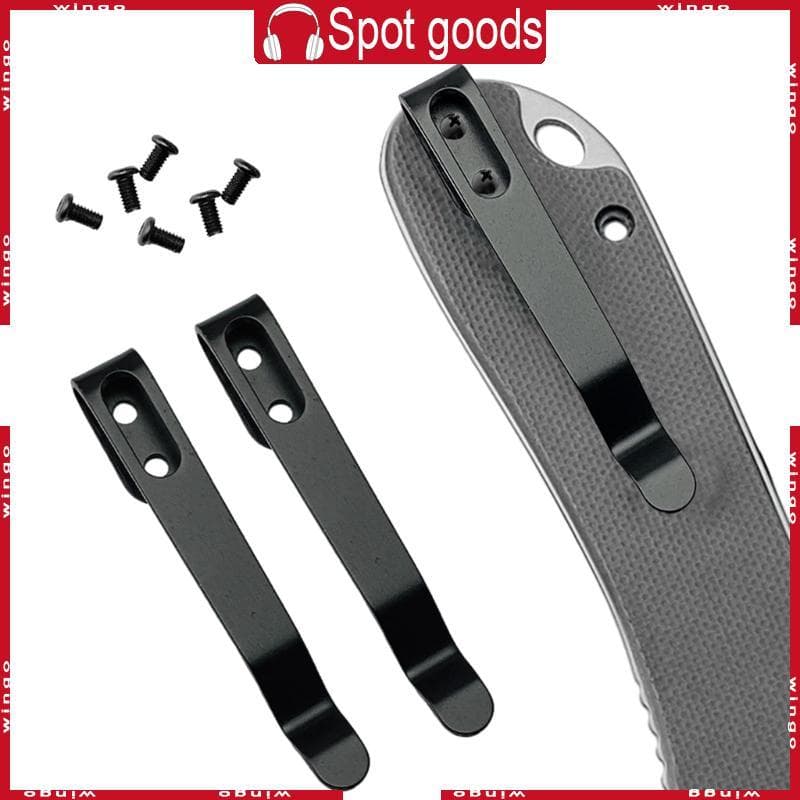 WIN Dobrável Cortador Clipe Bolso Aço Inoxidável Grampos Traseiros Para