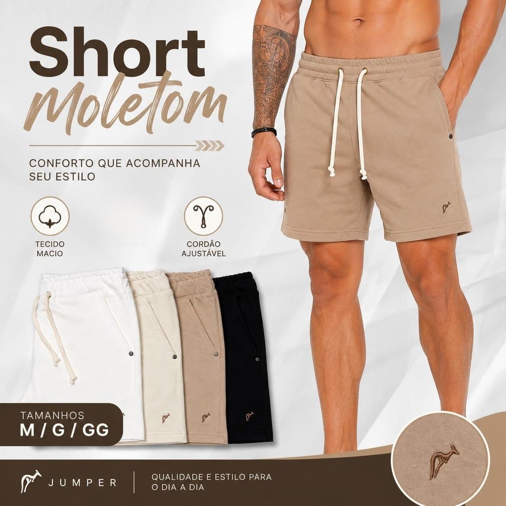 Short Moletom - JUMPER