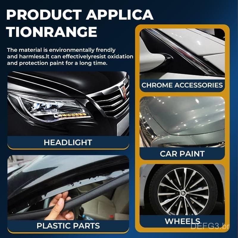NUAN2-Pack NanoHydrophobicCeramicCoating, Kit de Spray para Revestimento Automotivo de 300ml, Proteção de Pintura Automo