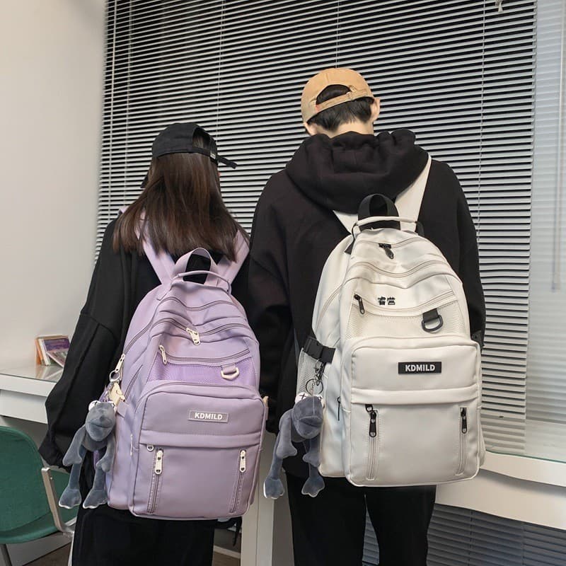 Mochila masculina ins versão coreana mochila feminina estudantes universitários do ensino médio All-Match grande capacid