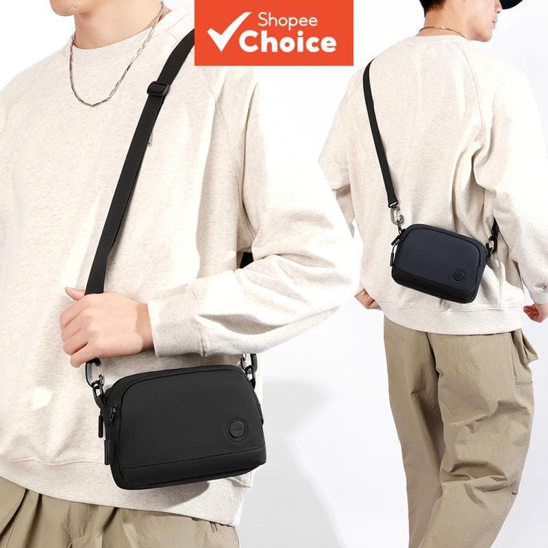Bolsa masculina casual, bolsa tiracolo, tendência de viagem de negócios, bolsa transversal, versátil, leve e