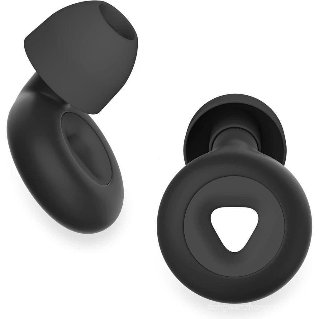 Protetores Auriculares para Dormir - Protetores de Canal Auditivo de Silicone Flexíveis e Reutilizáveis