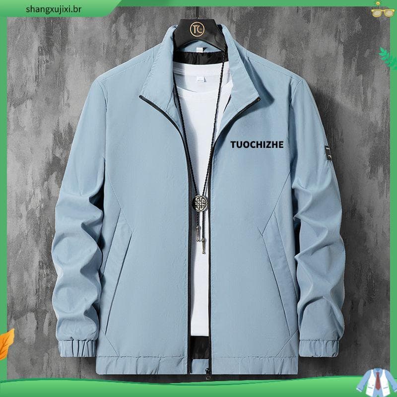 Jaqueta acolchoada masculina forro de inverno engrossado jaqueta masculina na moda gola Casual negócios topo jaqueta aco