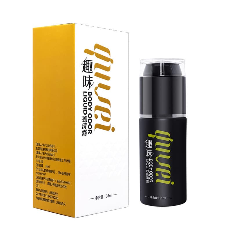 Fun Fox Cleansing Dew Body Odor Fragrância Loção Corporal Antitranspirante Spray 38ML Água de Limpeza Desodorante Líquid