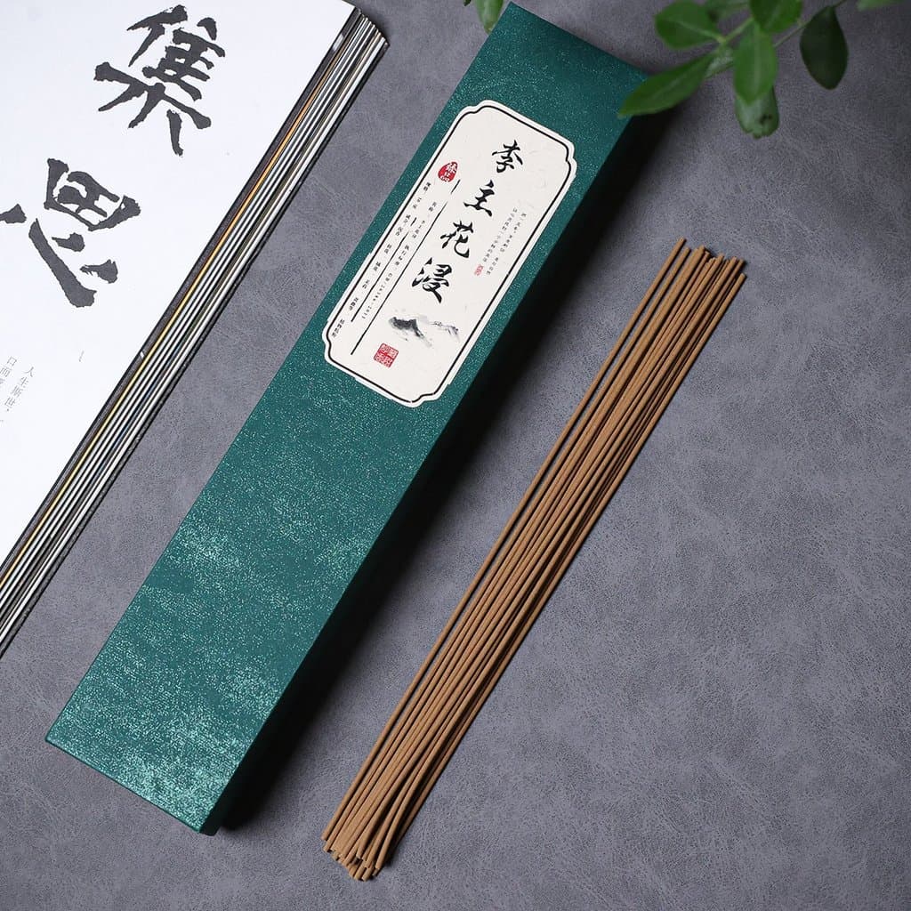 Li Zhuhua embebido Agarwood fio de incenso incenso estilo lótus rima de bambu sensação fresca fragrância de mel elegante