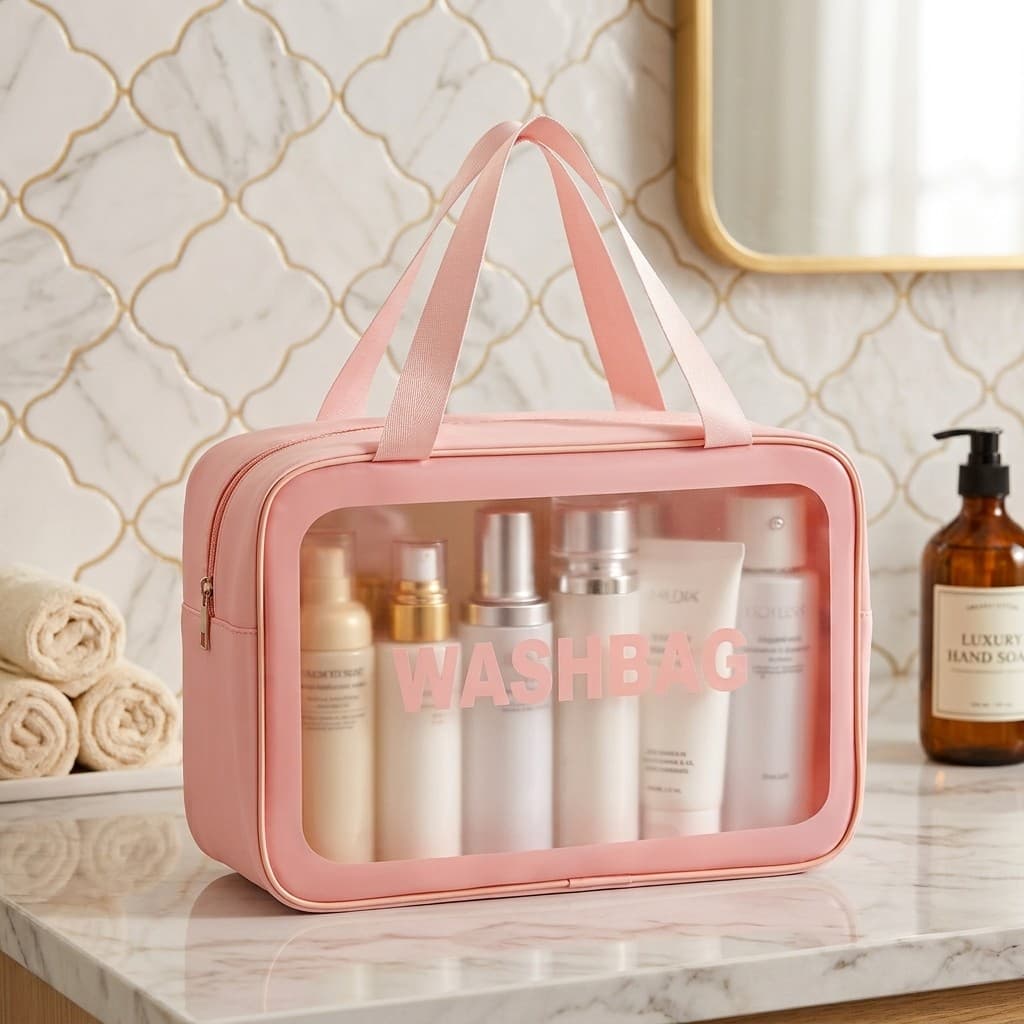Necessaire para cosmeticos bolsa feminina de maquiagem com grande capacidade