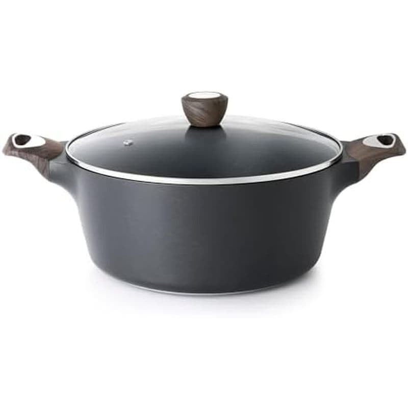 Panela Antiaderente De Cerâmica SENSARTE Com Tampa , Caçarola De Sopa De 2.6/4.5/6.6/8.5/11 QT , De Macarrão Saudável Nã