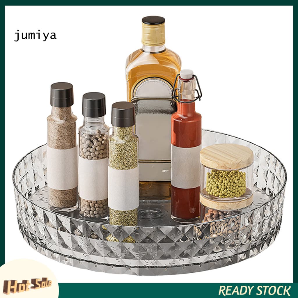 Cabinet Spice Rack Rotating Organizer 360° Lazy Susan Turntable for Kitchen Pantry Space-saving Seasoning for Counterto