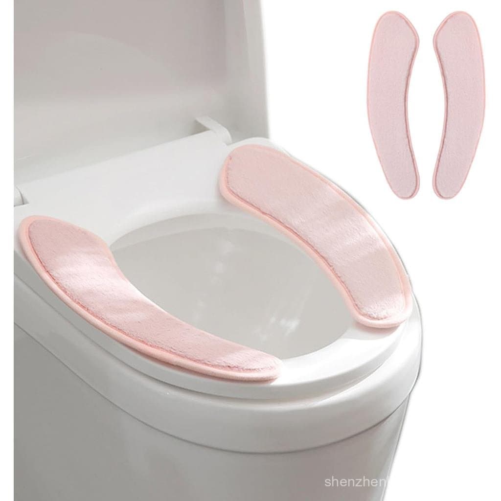 Capa de Assento Sanitário Espessa e Quente - com Almofada Adesiva para Assento Sanitário - Tapete Lavável e Reutilizável