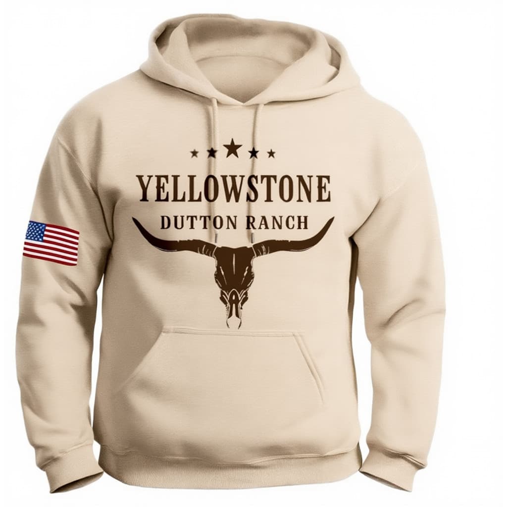 Moletom Masculino Country Estampado Cowboy Ranch Agasalho Feminino Capuz Inverno Streetwear