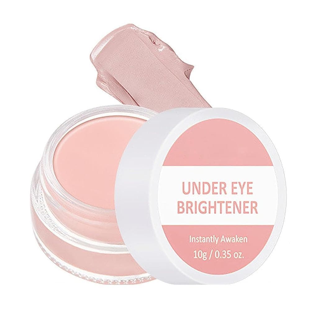 Corretivo rosa e caneta iluminadora são usados para cobrir olheiras, primer colorido e caneta iluminadora são usados par