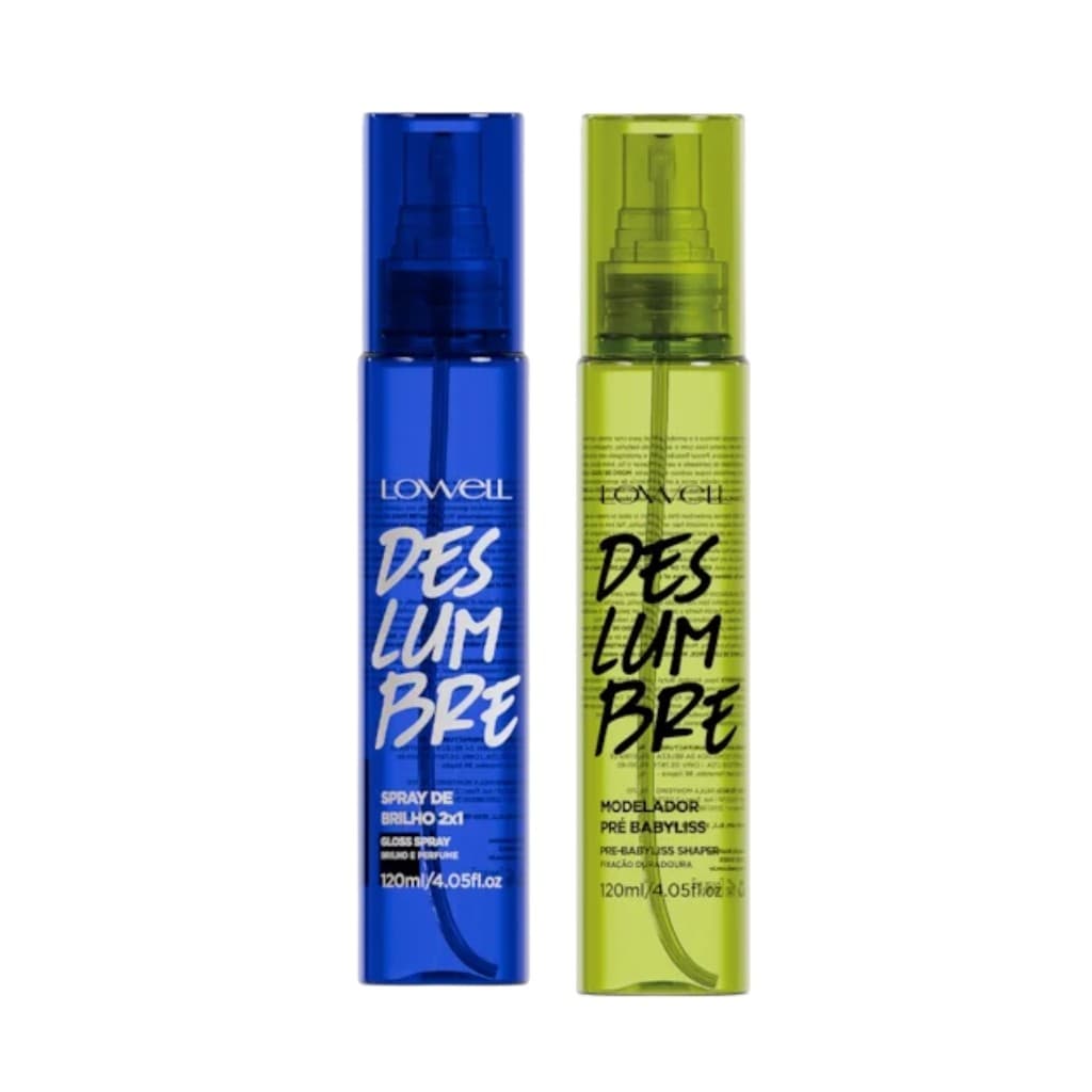 Kit Deslumbre 1 Spray de Brilho 1 Modelador Pré Babyliss Lowell 120ml