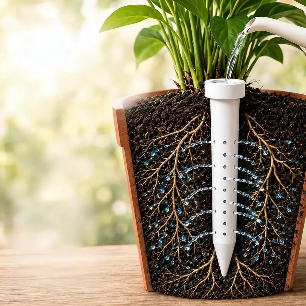 Irrigador De Raiz 360° Para Plantas Vaso Espeto 15cm
