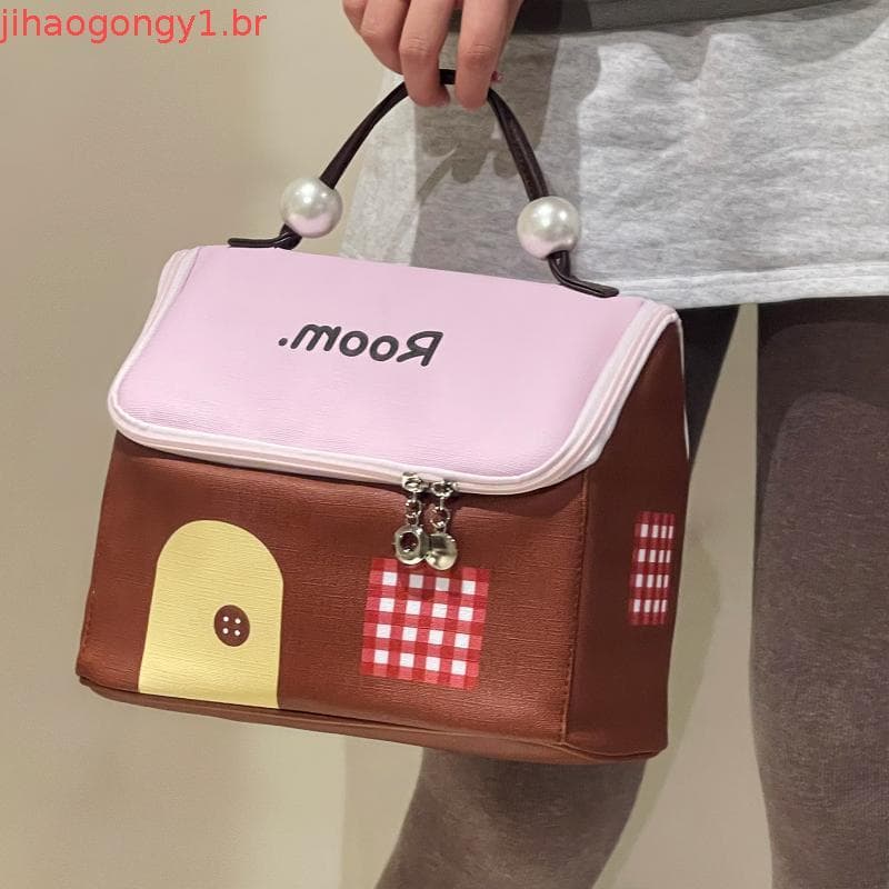Dopna casa saco cosmético feminino grande capacidade partição portátil novo à prova dwaterproof áa bens de viagem s