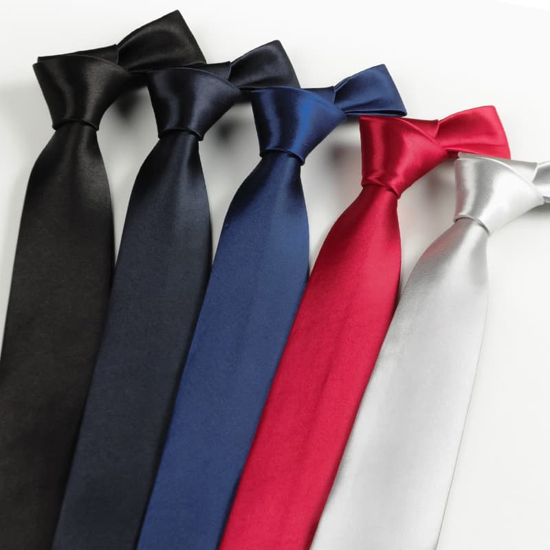 Gravata preta masculina de cetim, 8cm, negócios, profissional, Formal, equipe, monocromático, noivo, casamento, vermelho