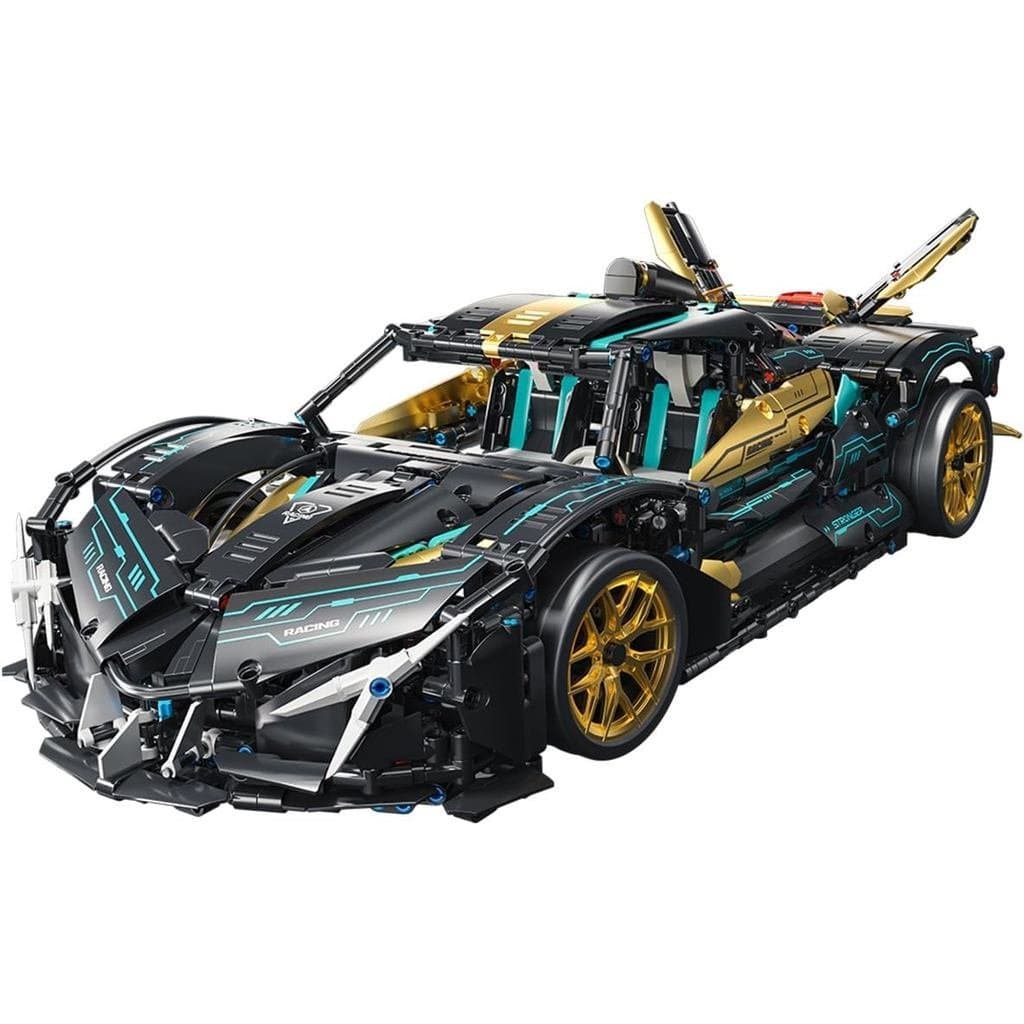 Blocos de Montar Técnicos de Carro de Corrida 14+12-16, Modelo 2112 para Homens, Conjunto de Carro Esportivo para Menino