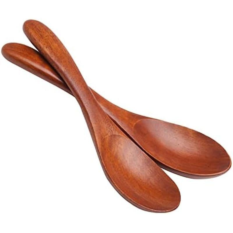MANMUL sangjeom Coreia Tradicional Macarrão De Madeira Colher De cereal poon 2 Pares