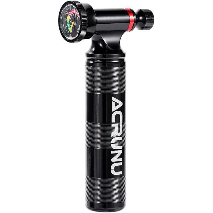 Bomba de Ar CO2 para Bicicleta Airlun, Bicicleta de Estrada, Medidor de Pressão Visual, Cilindro de Carga, Bicicleta, Bi