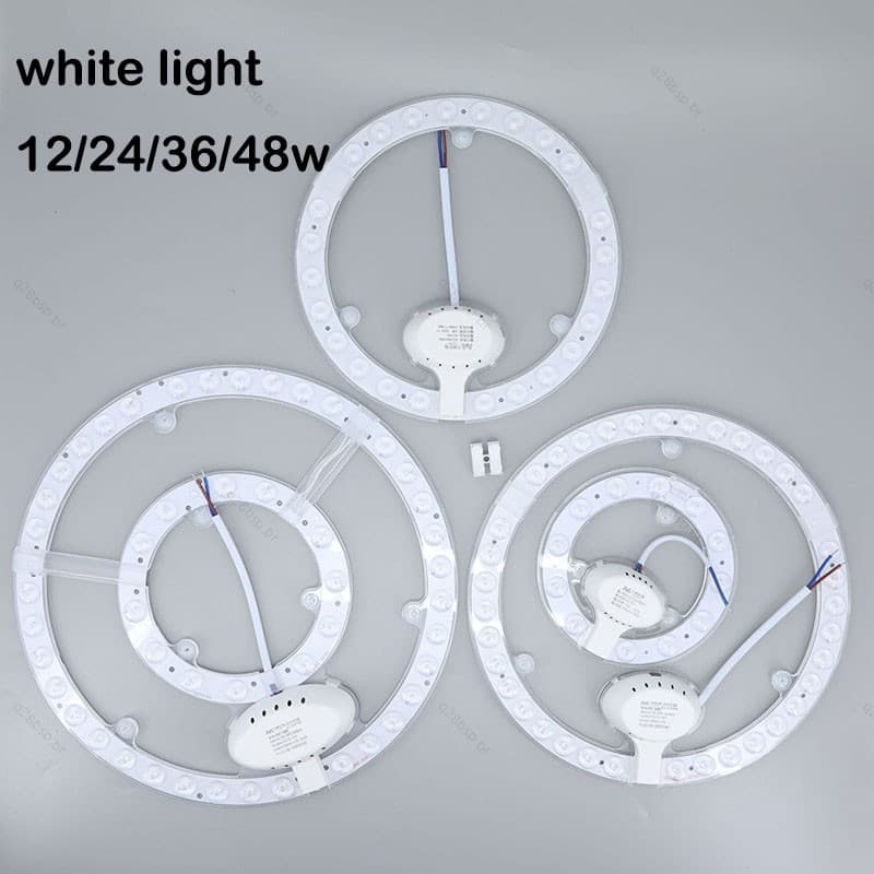 12W 24W 36W 48w Branco LED chips De Lâmpada Painel AC 220V 240V Círculo Luz Placa De Teto Redonda BR28B