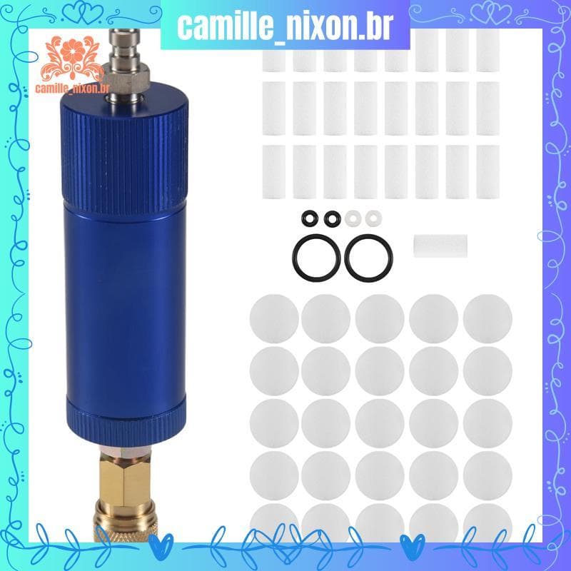 [camille_nixon.br] Filtro De Ar De Bomba Manual Pcp De Alta Pressão Separador De Óleo-Água Para Compressor De 30Mpa