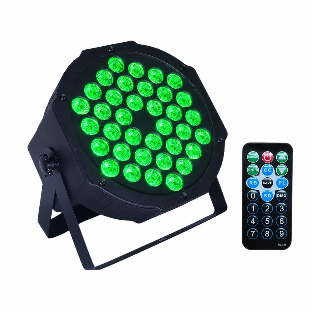 Canhão Led 36 Leds Refletor Iluminação Balada Festas RGBW