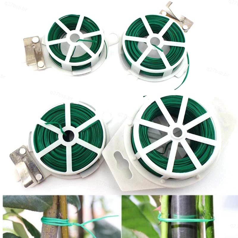 Planta Árvore Jardim Gravata Cabo Plástico Fio Ligação Linha Plantas Trepadeiras Flor Jardinagem Pepino Uva Rattan Titul