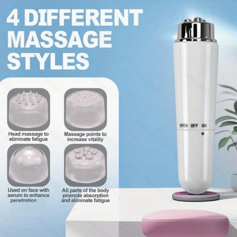 4 Em 1 Massageador Facial Elétrico Micro Instrumento De Beleza Para Os Olhos Relaxar Olheiras Bolsas Inchaço Massagem