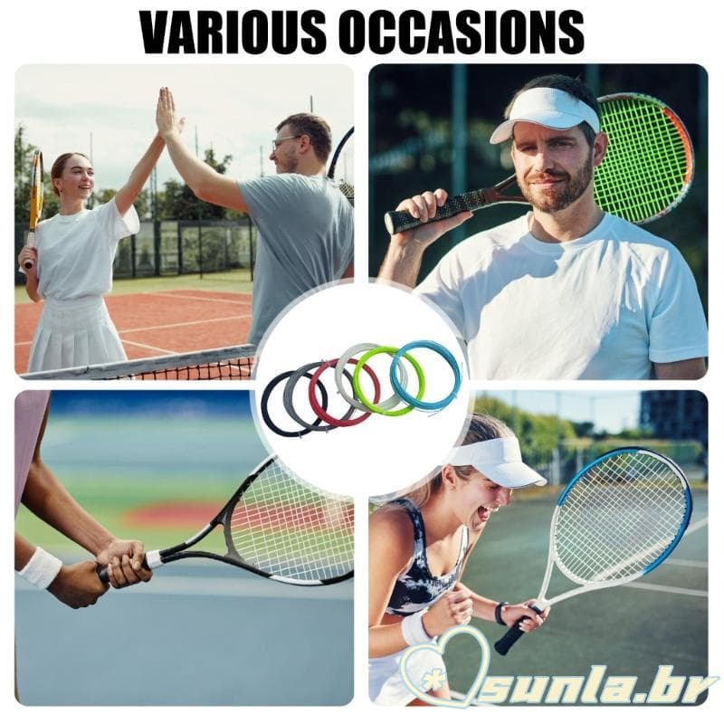 SUNL 1 25mm Raquete Tênis Corda Poliéster Badminton Bat String Tenis Treinamento Esporte Jogando Endur