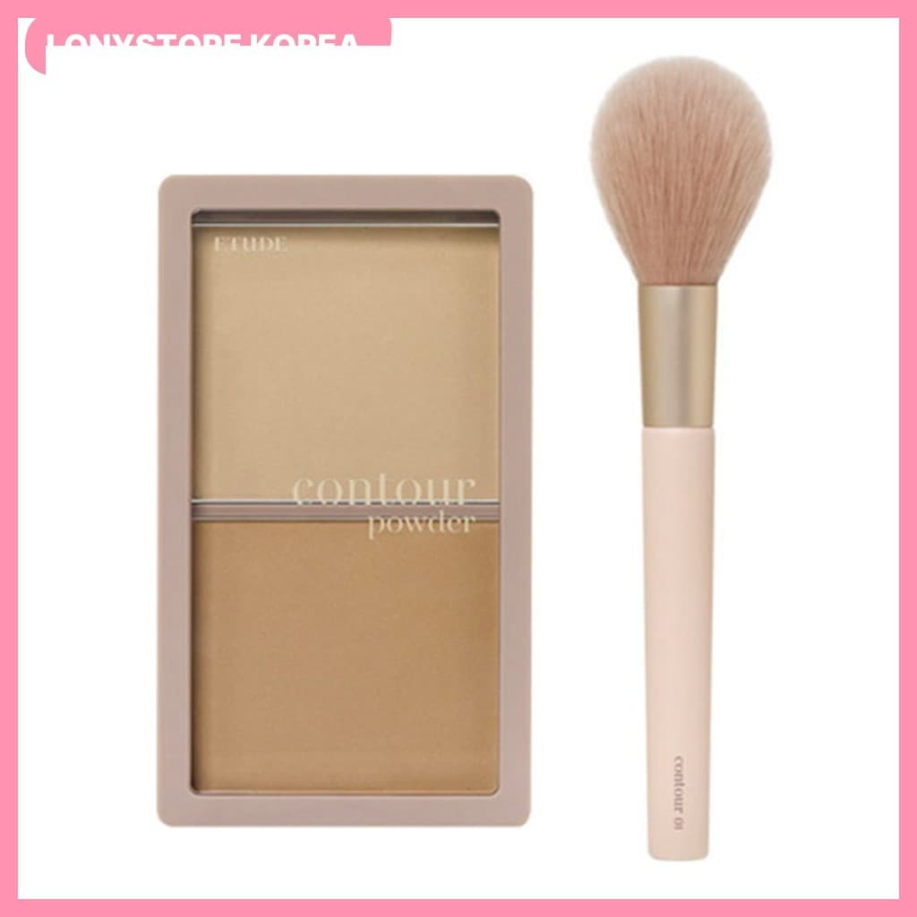 [etude] Conjunto De Pó Para Contorno Com Pincel , 10g , 1 Unidade/Coreano/Escultura/100 % Autêntico Da LONYSTORE