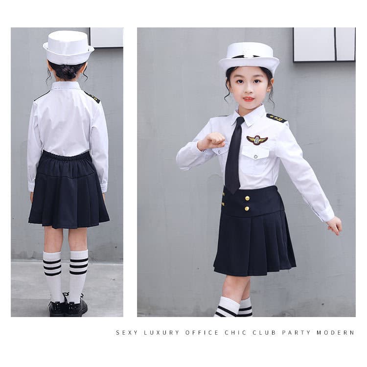 2026 Fantasia Pequena Infantil Roupas Piloto Jardim De Infância Meninos E Meninas/Para O Dia Internacional Das Crianças