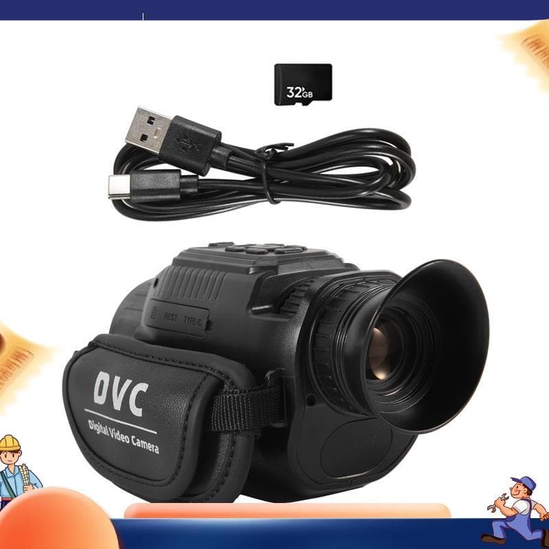 Monóculo De Visão Noturna WIFI 4K , Lente Macro Monocular Infravermelha De 68 Mp , Com Zoom Digital 28X Cartão 32G