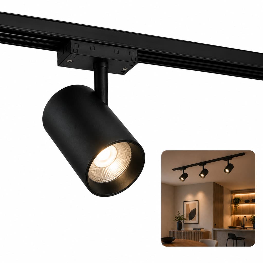 Spot Led Foco Trilho Magnético 15w 4000K 13 cm