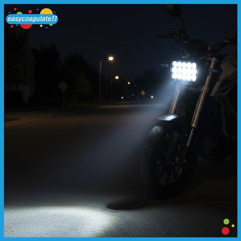 EASYC 15 LED 12V-80V Farol De Motocicleta Super Brilhante Luz De Trabalho Frontal Lâmpada De Neblina 1PC BR