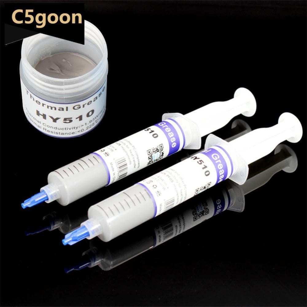 Pasta Térmica C5GOON Para GPU CPU HY510 Composto Condutor Térmico De Graxa De Silicone Chipset Resfriamento Cinza Cooler