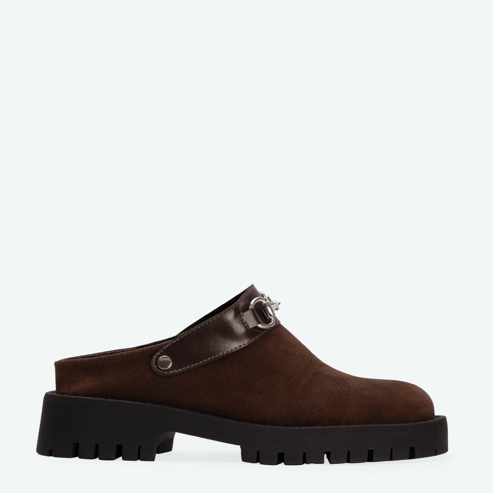 Clog Feminino Collin Plataforma Alta Solado Tratorado Confortável Casual