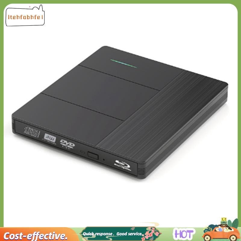 Gravador Portátil Blu-Ray DVD Burner Unidade Óptica Externa