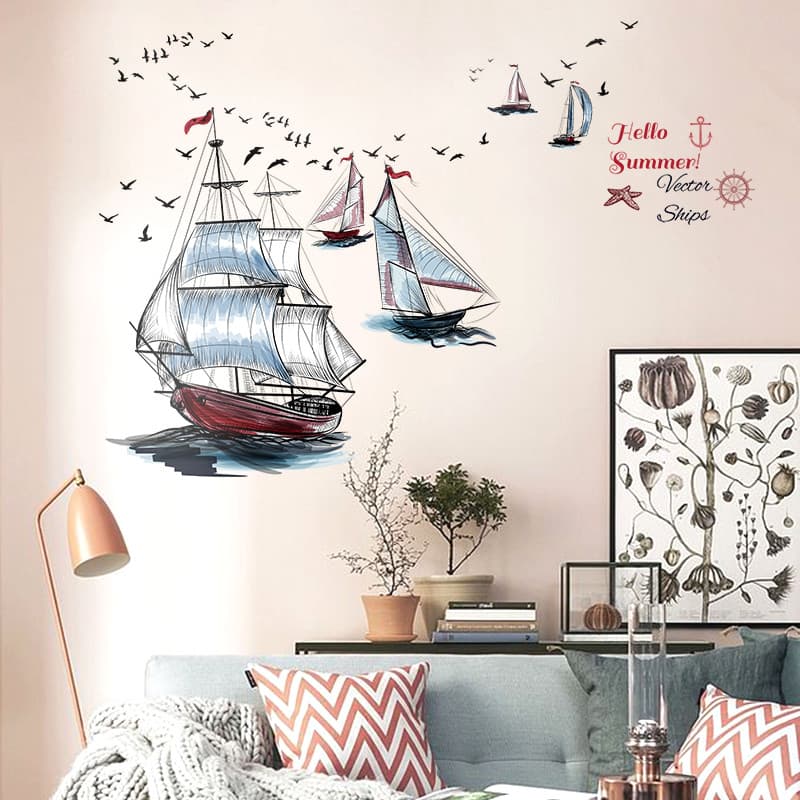 Adesivos de vela adesivos de parede decorativos pequeno padrão parede criativo quarto papel de parede auto-adesivo fundo