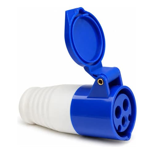Tomada Acoplamento 2p+t 16a Azul 6h 220/250v Omg 3056