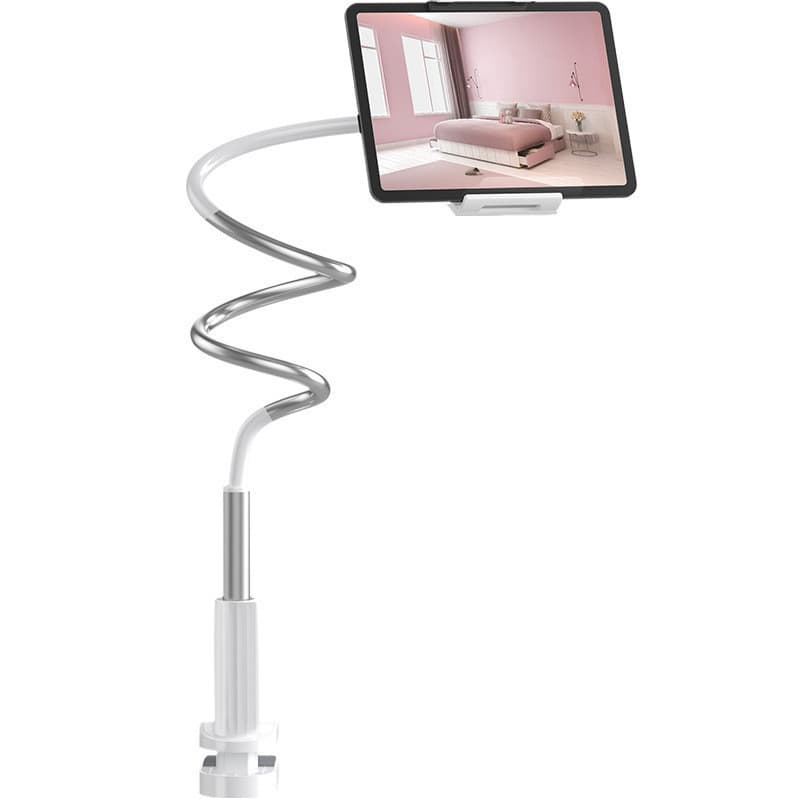 Suporte de cabeceira com fixação super estável, suporte mãos-livres, suporte anti-vibração para tablet, gadget para pess