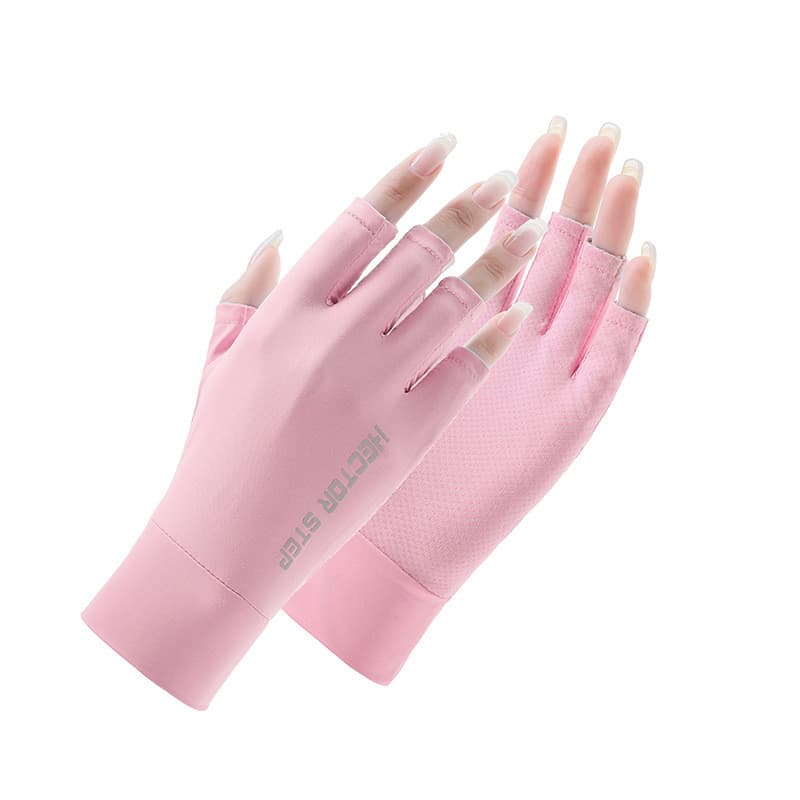Luvas de proteção solar para homens e mulheres, finas, de secagem rápida, para casais, antiderrapantes, respiráveis, ade