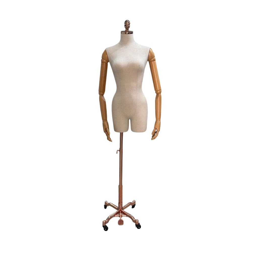 Busto Importado Com Braços Madeira Com Pedestal Estilo e Moda J.K BR Imports