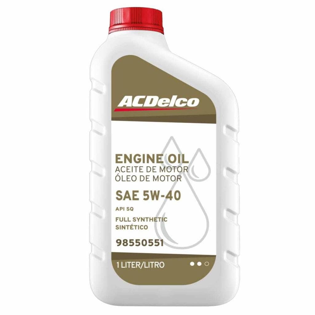 Óleo motor sintético SAE 5W40 API SN ACDelco 98550551