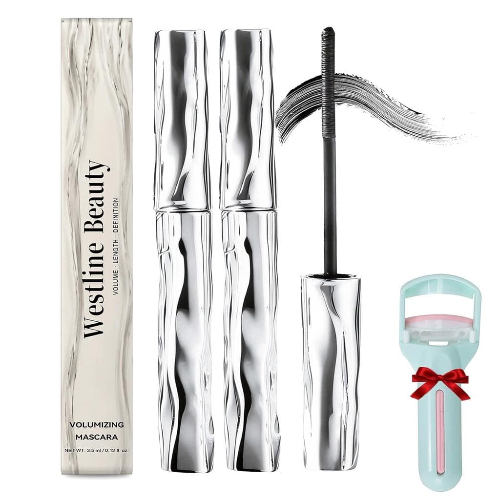 WestlineWaterproMáscara para Curvar e Alongar Cílios, Máscara com Tubo de Aço, Máscara para Curvar Cílios 3D, Espessa, L