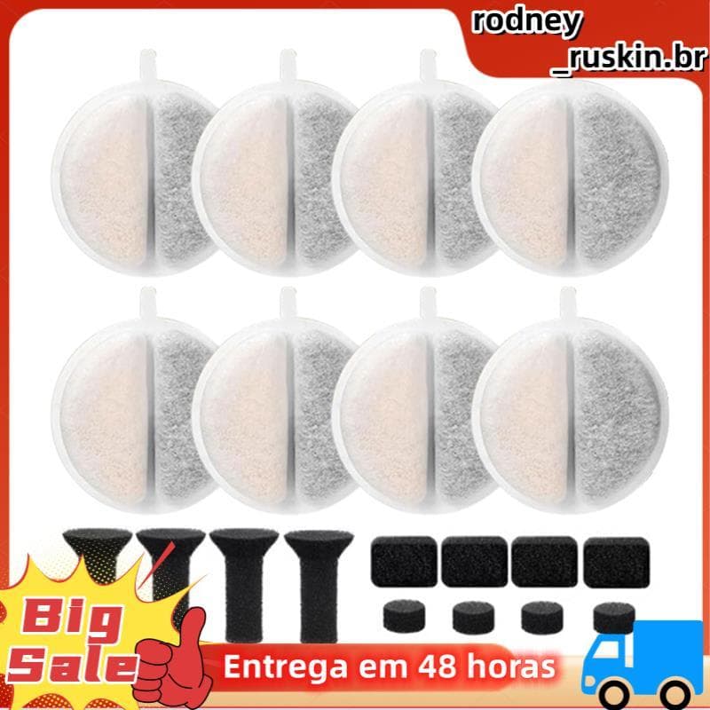 Dispensador De Água Para Animais De Estimação , Filtro De Substituição , Cartucho De Fonte De Gato Fontes Lite E Premium