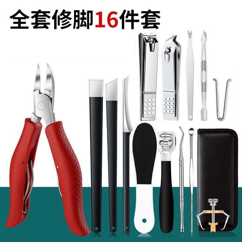 Alicate de Aço Inoxidável para Unhas Encravadas em Forma de Bico de Águia, Conjunto de Ferramentas para Manicure e Pedic