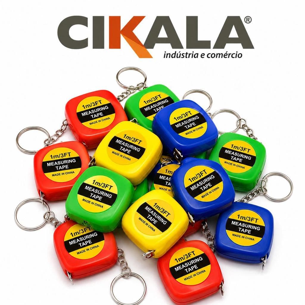 80 Mini Trenas Chaveiro 1 Metro