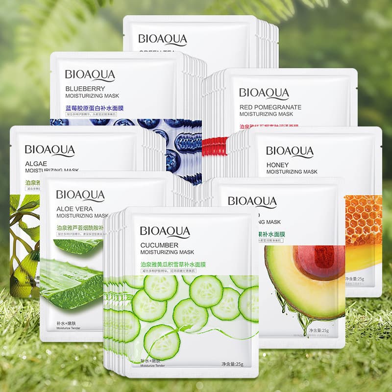 BIOAQUA Fruit Plant Mask Hidratante Nutritivo Vários Tipos Produtos para Cuidados com a Pele
