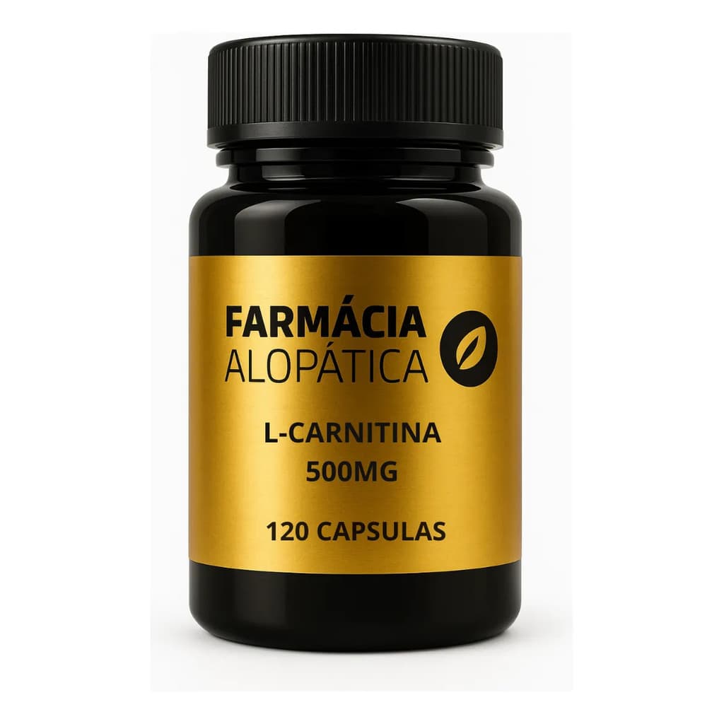 L-carnitina 500mg 120 Cápsulas Energia Foco Concentrada