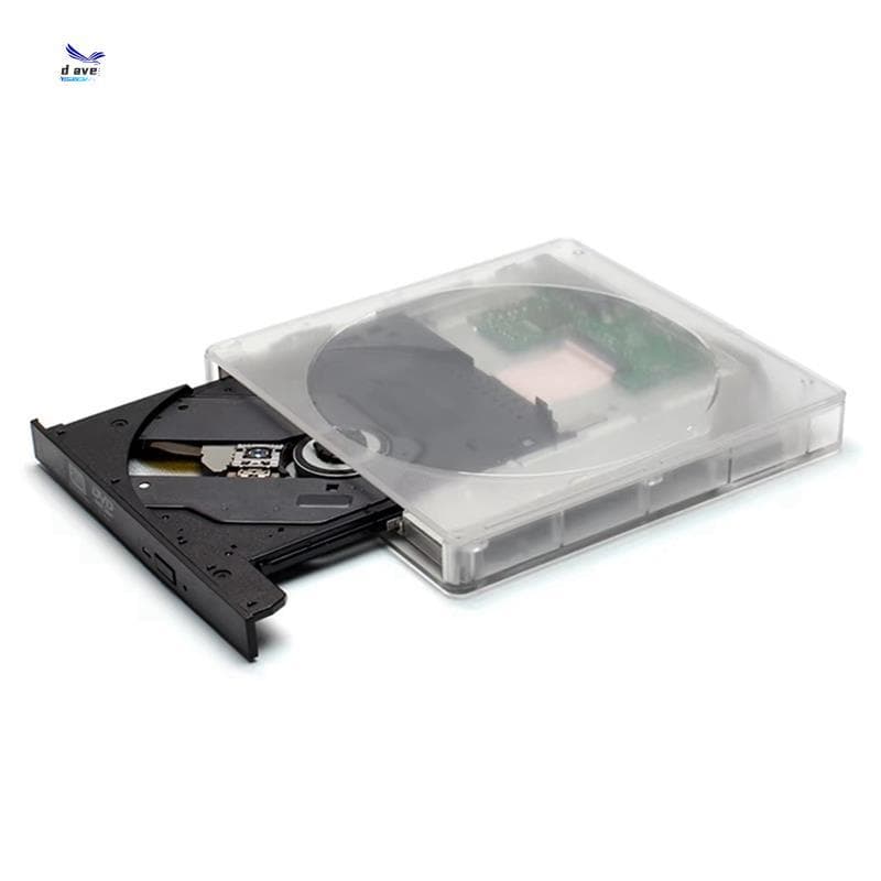 Driver De DVD Ao Ar Livre Com Cancelamento De Ruído Leitor Óptico Portátil CD/Queimador USB 3.0 Tipo C Ultra-Fino Drive