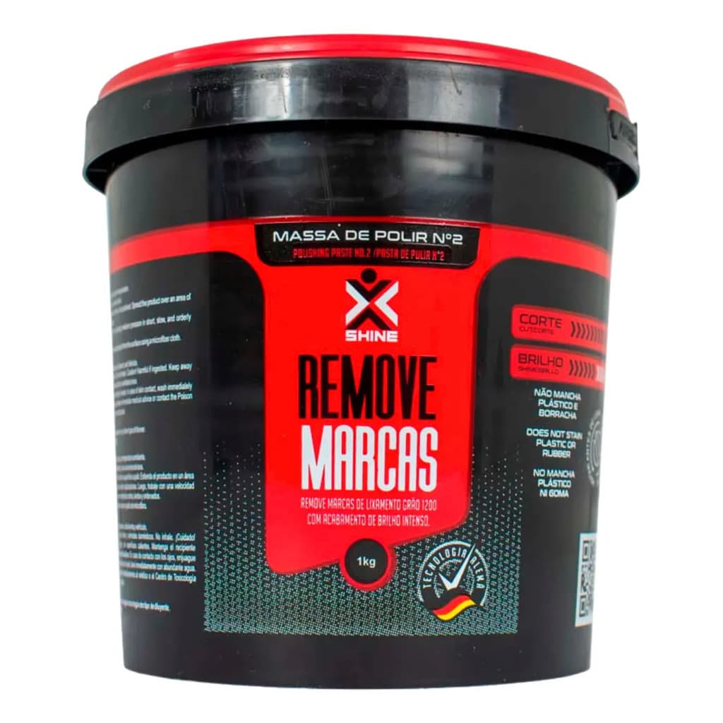 Massa De Polir N 2 Remove Marcas X-shine 1kg    cod/02